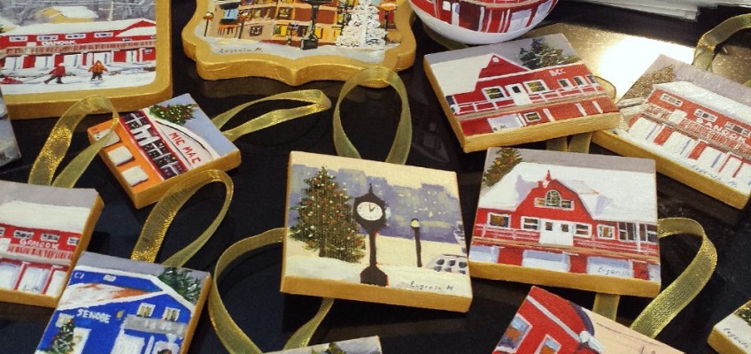 Dartmouth Christmas ornaments